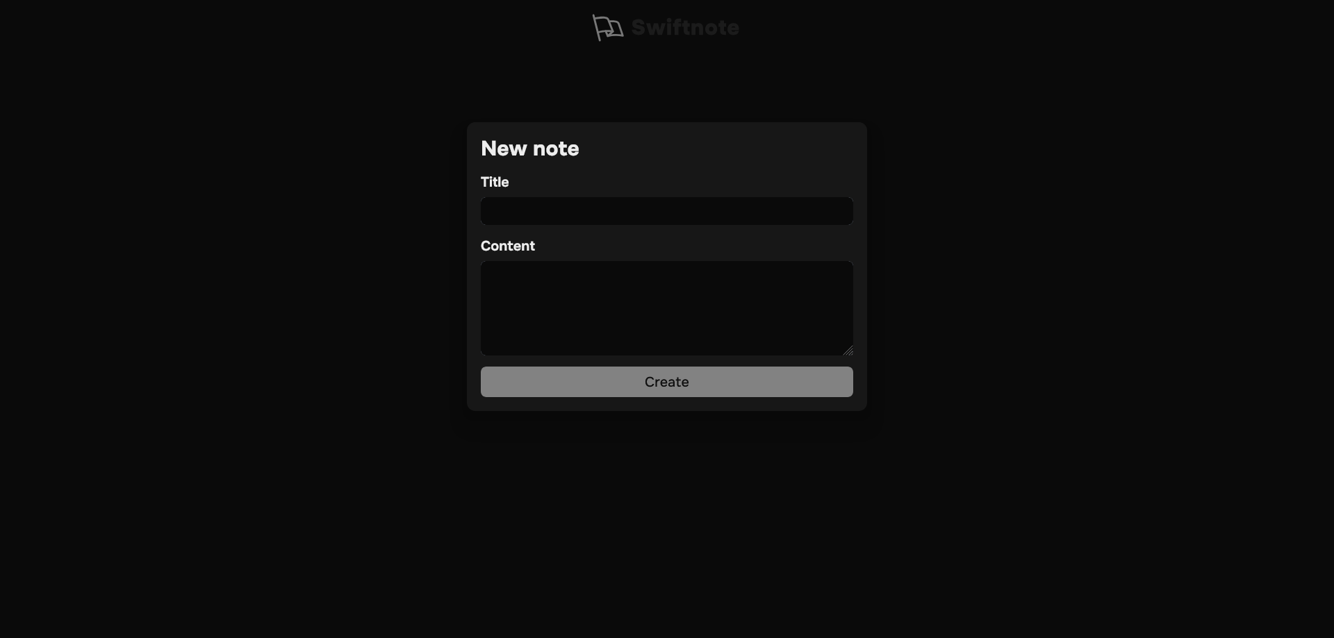 SwiftNote